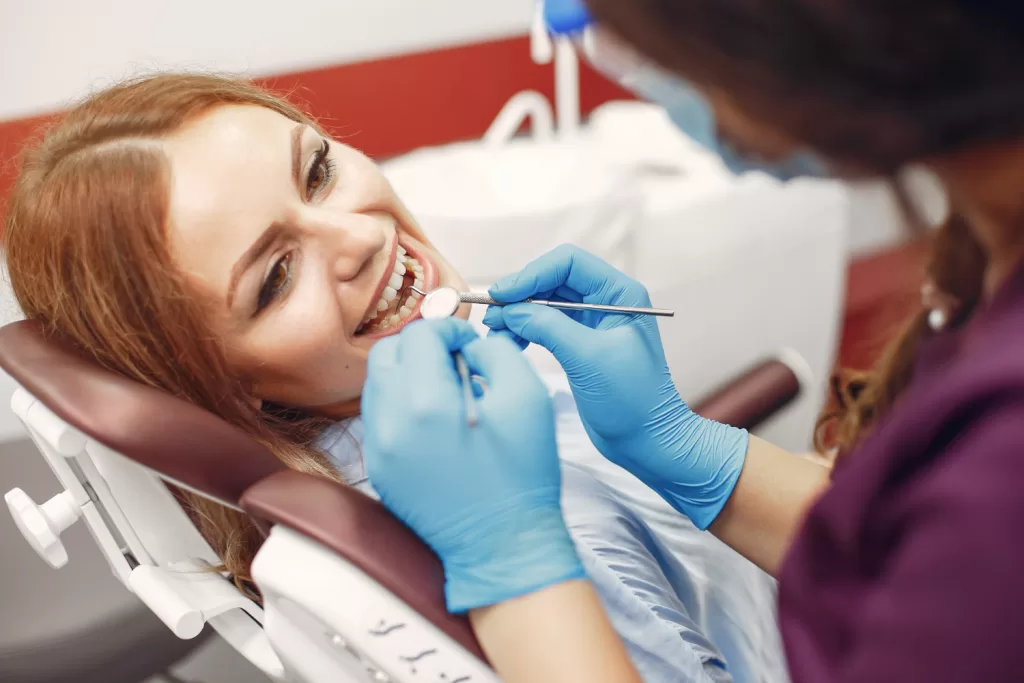 dental implants in process.