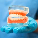 A clean set of Dentures